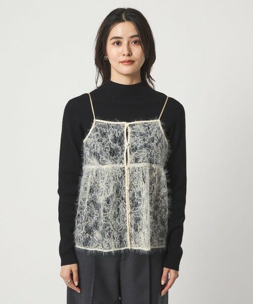 green label relaxing / グリーンレーベル リラクシング ベスト | シアー レース キャミソール | 詳細5