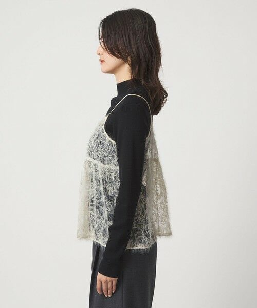 green label relaxing / グリーンレーベル リラクシング ベスト | シアー レース キャミソール | 詳細6