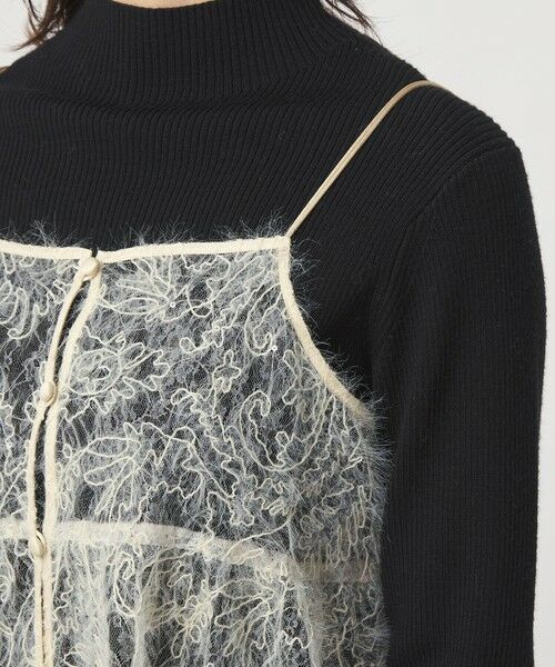 green label relaxing / グリーンレーベル リラクシング ベスト | シアー レース キャミソール | 詳細9