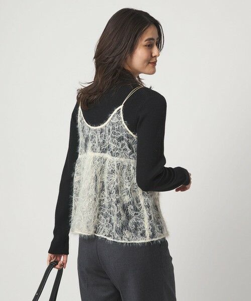 green label relaxing / グリーンレーベル リラクシング ベスト | シアー レース キャミソール | 詳細2