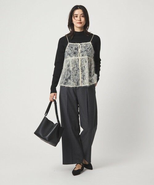 green label relaxing / グリーンレーベル リラクシング ベスト | シアー レース キャミソール | 詳細3