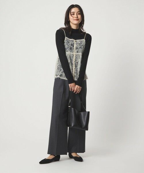 green label relaxing / グリーンレーベル リラクシング ベスト | シアー レース キャミソール | 詳細4