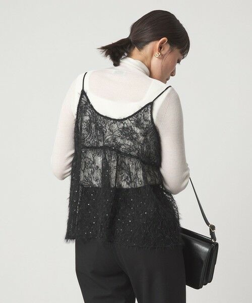 green label relaxing / グリーンレーベル リラクシング ベスト | シアー レース キャミソール | 詳細17