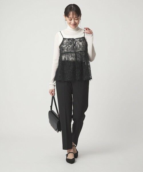 green label relaxing / グリーンレーベル リラクシング ベスト | シアー レース キャミソール | 詳細18