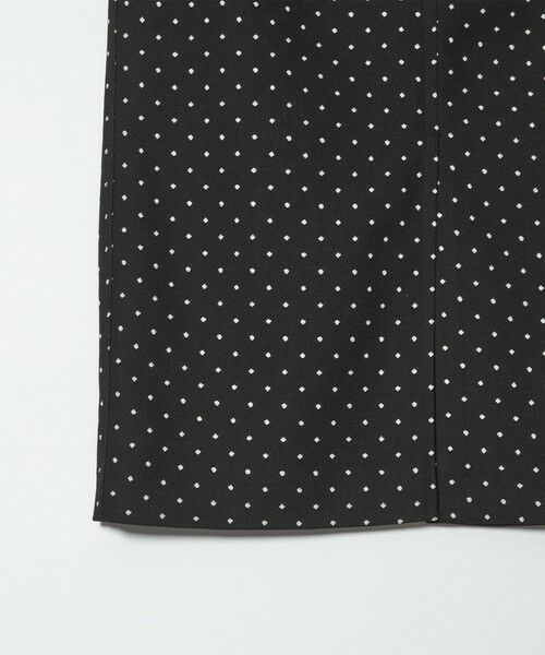 green label relaxing / グリーンレーベル リラクシング ロング・マキシ丈スカート | キチントボトムス ドット ジャガード Iライン スリム タイト スカート ウォッシャブル ストレッチ | 詳細10