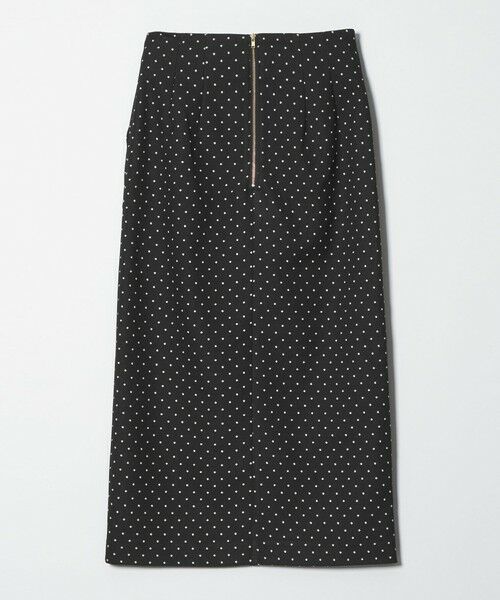 green label relaxing / グリーンレーベル リラクシング ロング・マキシ丈スカート | キチントボトムス ドット ジャガード Iライン スリム タイト スカート ウォッシャブル ストレッチ | 詳細7