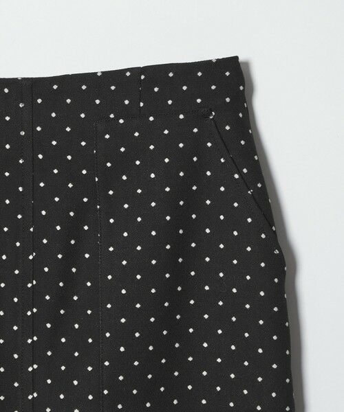 green label relaxing / グリーンレーベル リラクシング ロング・マキシ丈スカート | キチントボトムス ドット ジャガード Iライン スリム タイト スカート ウォッシャブル ストレッチ | 詳細8
