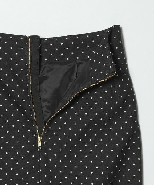 green label relaxing / グリーンレーベル リラクシング ロング・マキシ丈スカート | キチントボトムス ドット ジャガード Iライン スリム タイト スカート ウォッシャブル ストレッチ | 詳細9