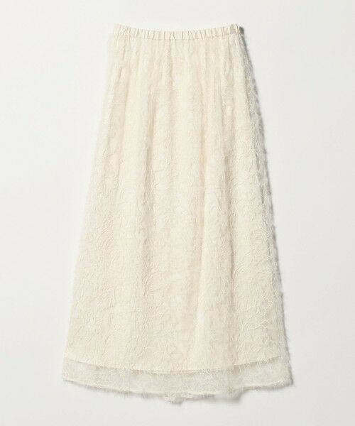 green label relaxing / グリーンレーベル リラクシング ロング・マキシ丈スカート | シアー レース ギャザー スカート | 詳細12