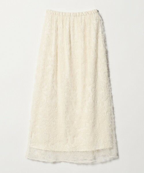 green label relaxing / グリーンレーベル リラクシング ロング・マキシ丈スカート | シアー レース ギャザー スカート | 詳細13