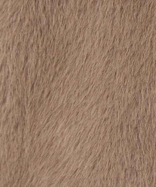 green label relaxing / グリーンレーベル リラクシング ノーカラージャケット | フェイクファー ノーカラー コート | 詳細14