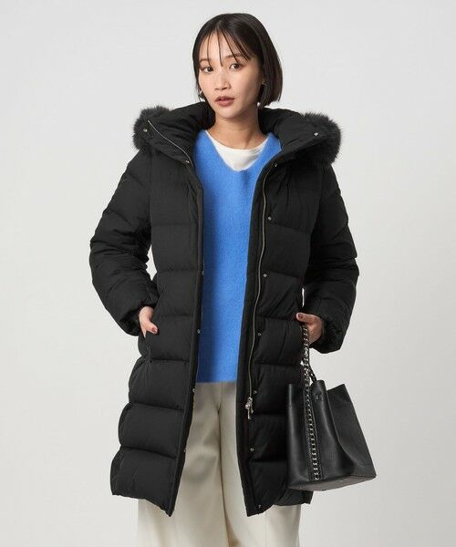 green label relaxing / グリーンレーベル リラクシング ダウンジャケット・ベスト | フード ロング ダウン | 詳細1