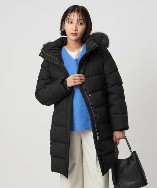 green label relaxing / グリーンレーベル リラクシング ダウンジャケット・ベスト | フード ロング ダウン | 詳細2