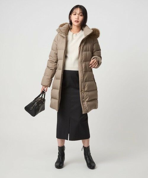 green label relaxing / グリーンレーベル リラクシング ダウンジャケット・ベスト | フード ロング ダウン | 詳細22