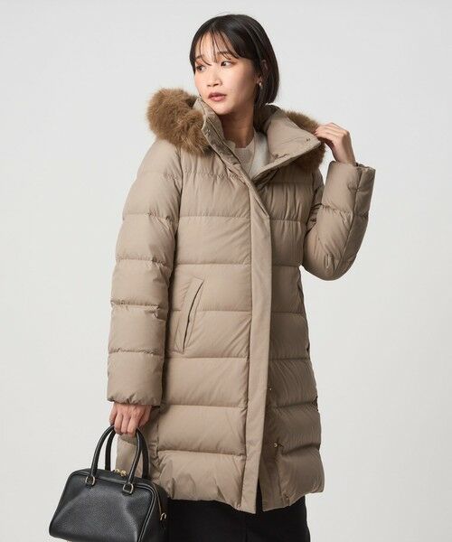 green label relaxing / グリーンレーベル リラクシング ダウンジャケット・ベスト | フード ロング ダウン | 詳細24