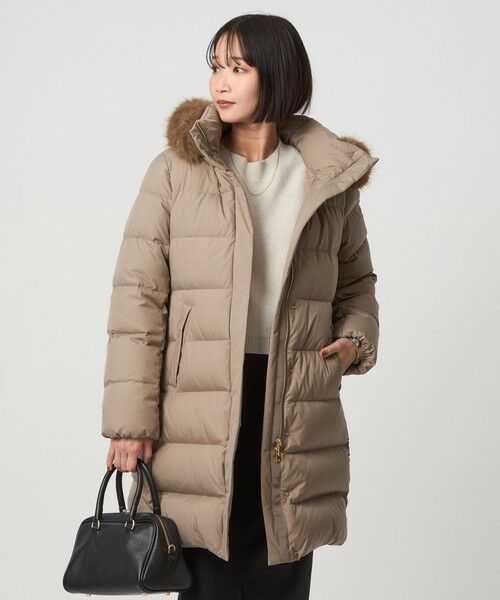 green label relaxing / グリーンレーベル リラクシング ダウンジャケット・ベスト | フード ロング ダウン | 詳細21