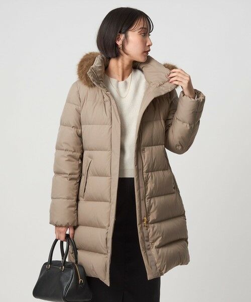 green label relaxing/グリーンレーベル リラクシング フード ロング ダウン MOCA S(36) green label relaxing/グリーンレーベル リラクシング フード ロング ダウン MOCA S(36)