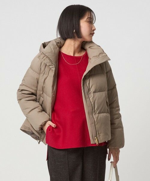 green label relaxing / グリーンレーベル リラクシング ダウンジャケット・ベスト | フード ショート ダウン | 詳細12