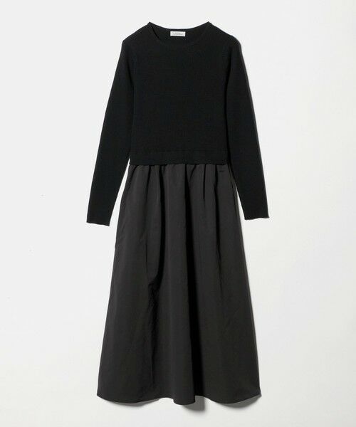 green label relaxing / グリーンレーベル リラクシング ロング・マキシ丈ワンピース | タフタ ドッキング ワンピース ウォッシャブル | 詳細5