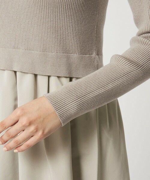 green label relaxing / グリーンレーベル リラクシング ロング・マキシ丈ワンピース | タフタ ドッキング ワンピース ウォッシャブル | 詳細16