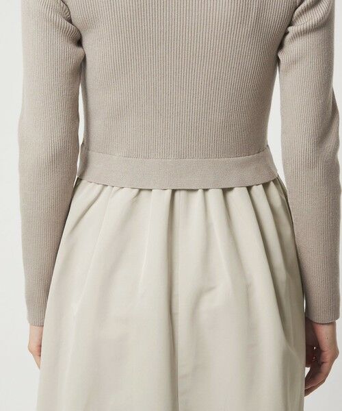 green label relaxing / グリーンレーベル リラクシング ロング・マキシ丈ワンピース | タフタ ドッキング ワンピース ウォッシャブル | 詳細18