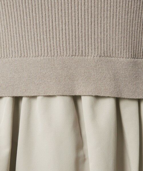 green label relaxing / グリーンレーベル リラクシング ロング・マキシ丈ワンピース | タフタ ドッキング ワンピース ウォッシャブル | 詳細20