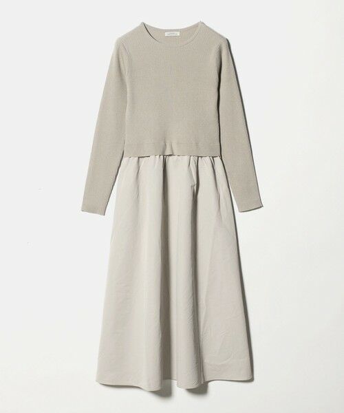 green label relaxing / グリーンレーベル リラクシング ロング・マキシ丈ワンピース | タフタ ドッキング ワンピース ウォッシャブル | 詳細21