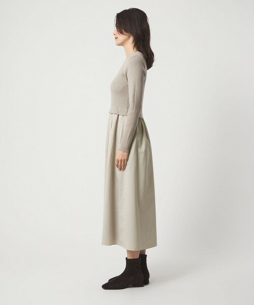 green label relaxing / グリーンレーベル リラクシング ロング・マキシ丈ワンピース | タフタ ドッキング ワンピース ウォッシャブル | 詳細13