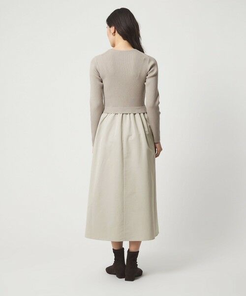 green label relaxing / グリーンレーベル リラクシング ロング・マキシ丈ワンピース | タフタ ドッキング ワンピース ウォッシャブル | 詳細14