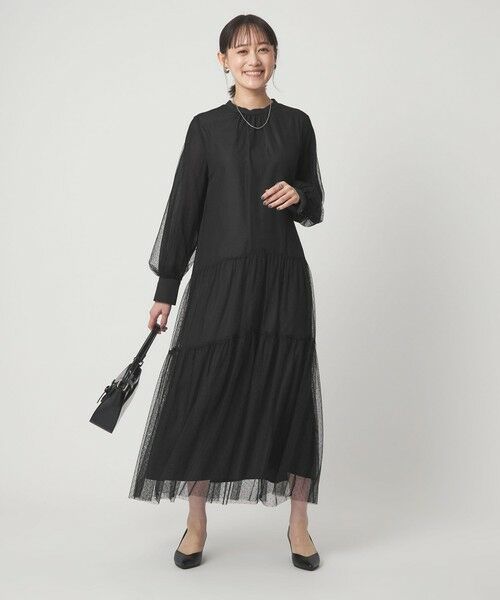 green label relaxing / グリーンレーベル リラクシング ドレス | チュール ティアード ワンピース | 詳細2