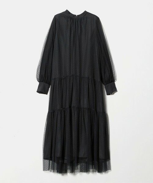green label relaxing / グリーンレーベル リラクシング ドレス | チュール ティアード ワンピース | 詳細11