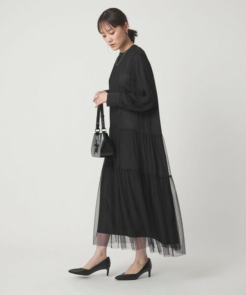 green label relaxing / グリーンレーベル リラクシング ドレス | チュール ティアード ワンピース | 詳細3