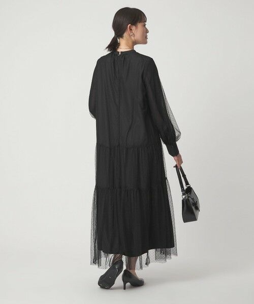 green label relaxing / グリーンレーベル リラクシング ドレス | チュール ティアード ワンピース | 詳細4
