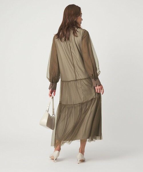 green label relaxing / グリーンレーベル リラクシング ドレス | チュール ティアード ワンピース | 詳細18