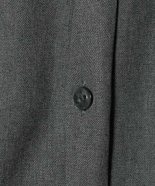 green label relaxing / グリーンレーベル リラクシング ロング・マキシ丈ワンピース | ウールライク バンドカラータック ワンピース | 詳細15