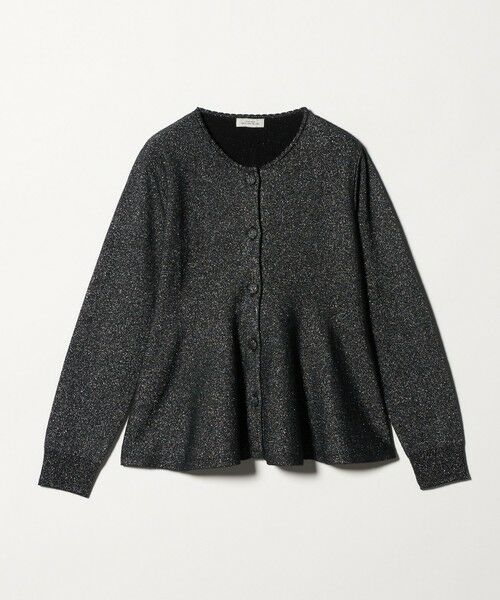 green label relaxing / グリーンレーベル リラクシング カーディガン・ボレロ | ペプラム クルミボタン ニット カーディガン | 詳細5