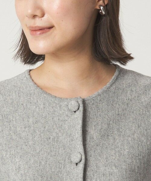 green label relaxing / グリーンレーベル リラクシング カーディガン・ボレロ | ペプラム クルミボタン ニット カーディガン | 詳細17