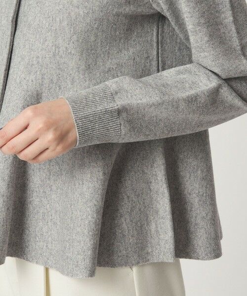 green label relaxing / グリーンレーベル リラクシング カーディガン・ボレロ | ペプラム クルミボタン ニット カーディガン | 詳細18