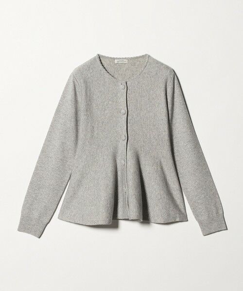 green label relaxing / グリーンレーベル リラクシング カーディガン・ボレロ | ペプラム クルミボタン ニット カーディガン | 詳細21