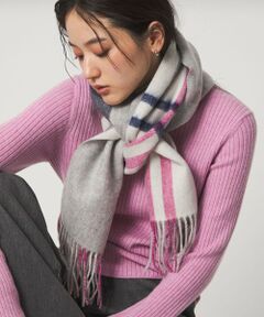 green label relaxing / グリーンレーベル リラクシング マフラー・ショール・スヌード・ストール | ウールリバーシブル チェックマフラー