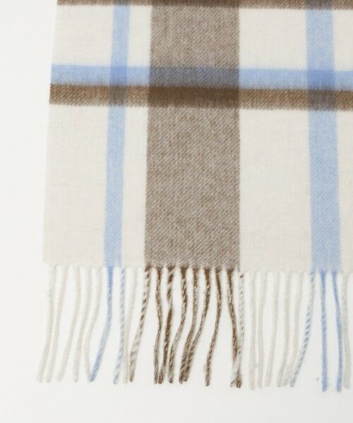 green label relaxing / グリーンレーベル リラクシング マフラー・ショール・スヌード・ストール | ウールリバーシブル チェックマフラー | 詳細11