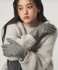 green label relaxing / グリーンレーベル リラクシング 手袋 | キルティング ジャージー グローブ / 手袋