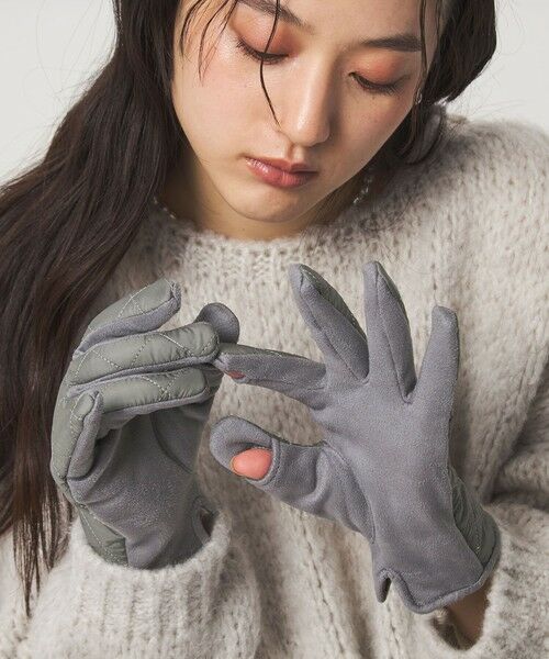 green label relaxing / グリーンレーベル リラクシング 手袋 | キルティング ジャージー グローブ / 手袋 | 詳細7