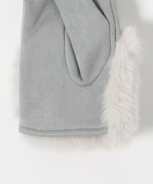 green label relaxing / グリーンレーベル リラクシング 手袋 | 起毛シルキー フェイクファー グローブ 手洗い可能 | 詳細4