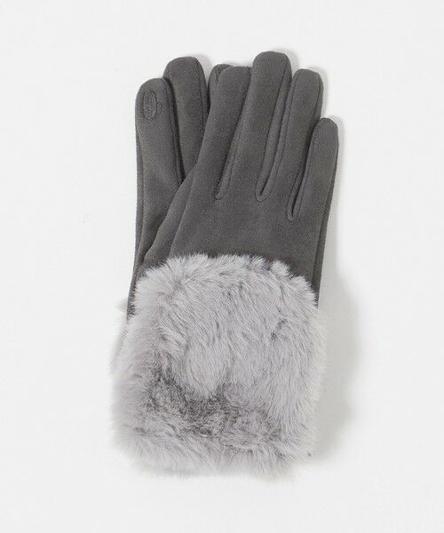 green label relaxing / グリーンレーベル リラクシング 手袋 | 起毛シルキー フェイクファー グローブ 手洗い可能 | 詳細7