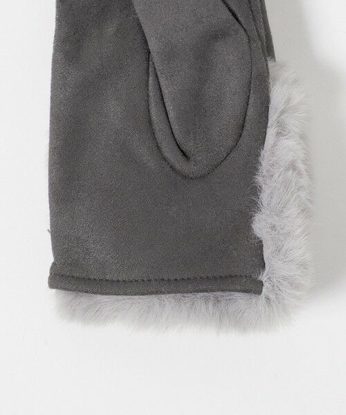 green label relaxing / グリーンレーベル リラクシング 手袋 | 起毛シルキー フェイクファー グローブ 手洗い可能 | 詳細8