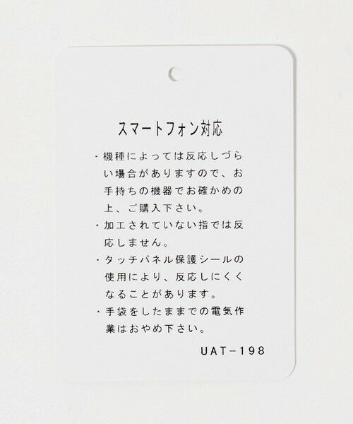 green label relaxing / グリーンレーベル リラクシング 手袋 | 起毛シルキー フェイクファー グローブ 手洗い可能 | 詳細16