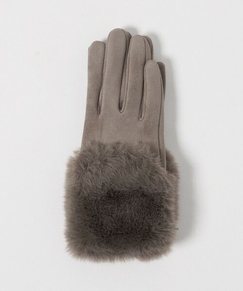 green label relaxing / グリーンレーベル リラクシング 手袋 | 起毛シルキー フェイクファー グローブ 手洗い可能 | 詳細10
