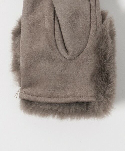 green label relaxing / グリーンレーベル リラクシング 手袋 | 起毛シルキー フェイクファー グローブ 手洗い可能 | 詳細13