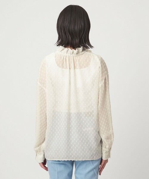 green label relaxing / グリーンレーベル リラクシング シャツ・ブラウス | プチ リボンモチーフ ジャガード ブラウス | 詳細8